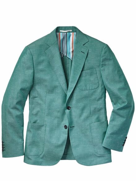 Funk-Soul-Anzugsakko petrol