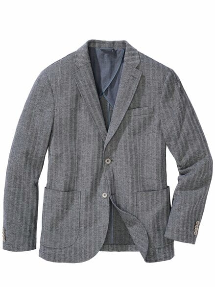 Erfrischt-Anzugsakko blaugrau