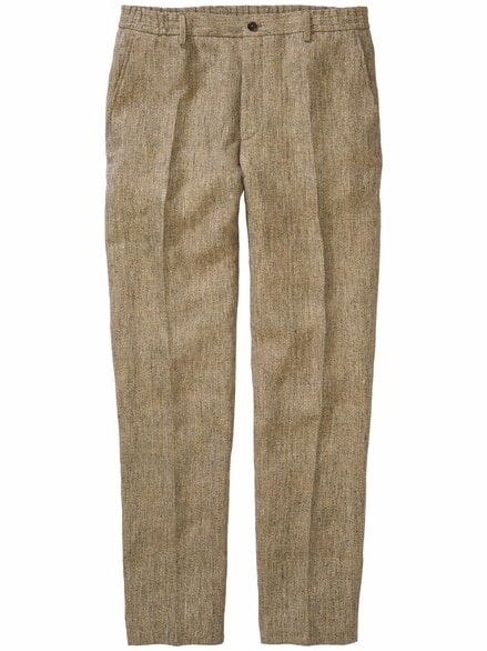 Pointillismus-Anzughose rotisseursenf