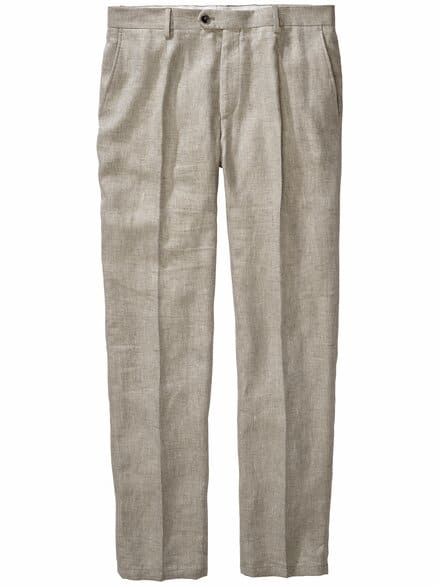 Toskana-Leinenanzughose toskana-grau