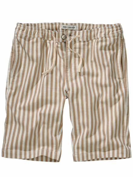 Sehenswert-Shorts ecru-streifen