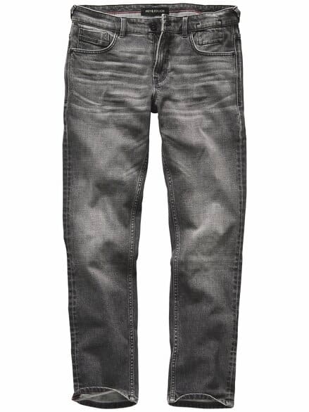Raster-Jeans grillkohle