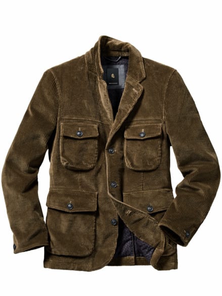 Charakter-Cordjacke schilf