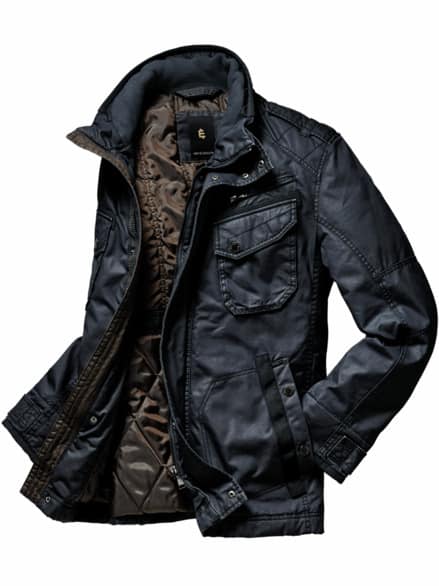 Dry-Wax-Jacke navy Dry-Wax-Jacke navy