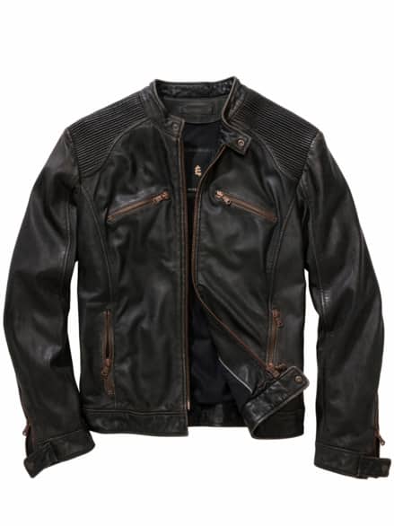 Erbstück-Lederjacke lederbraun Erbstück-Lederjacke lederbraun