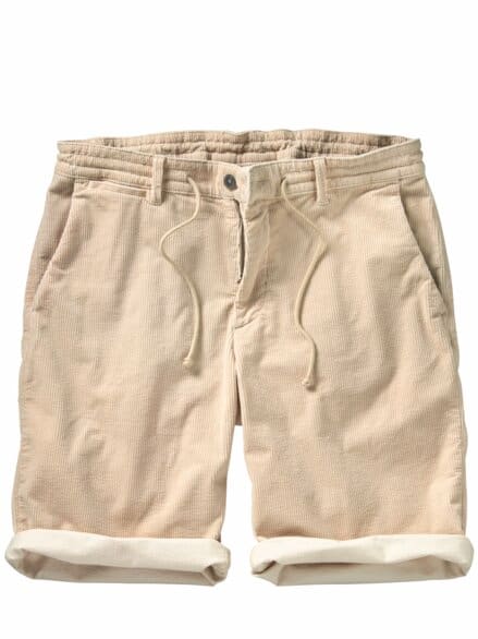 Tretarbeit-Cordshorts sand