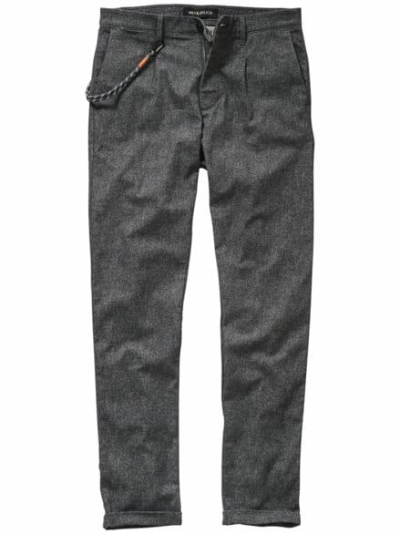 Brot & Spiele-Hose Fischgrät grau