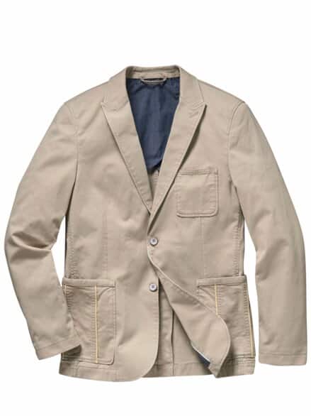 Paspel Anzugsakko sandstein