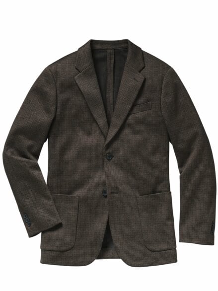 Geht-immer-Blazer Karo kokosnussschale