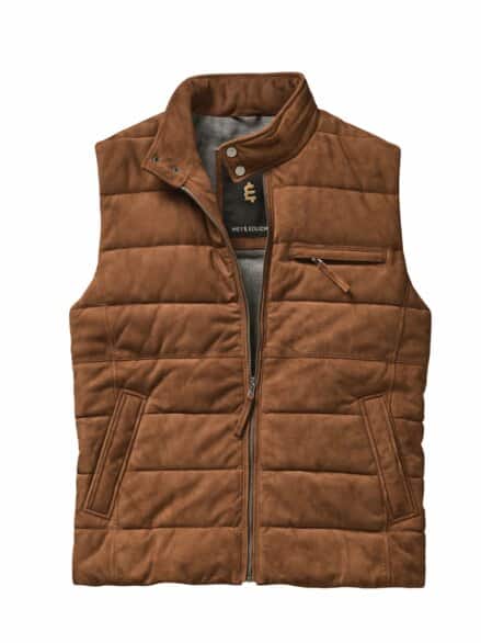 Fusion-Lederweste sienna Fusion-Lederweste sienna