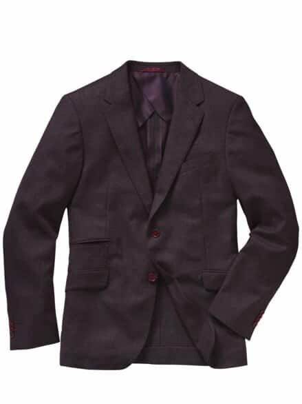 Segment-Anzugsakko aubergine