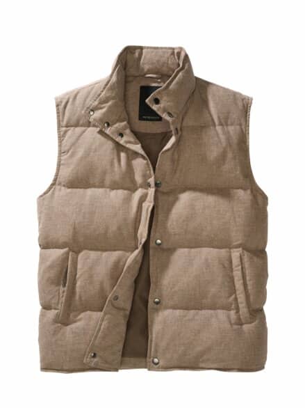 Leinen-Steppweste Aberdeen leinsand Leinen-Steppweste Aberdeen leinsand
