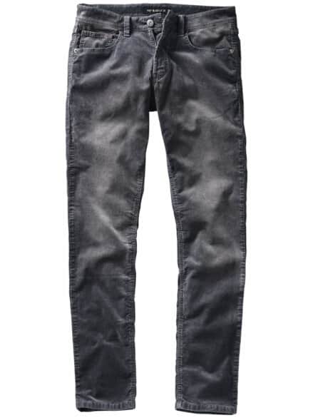 Solidarische Cordjeans betongrau