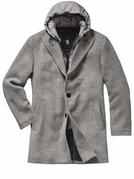 Chesterfield Plusminus-Mantel silbergrau Chesterfield Plusminus-Mantel silbergrau