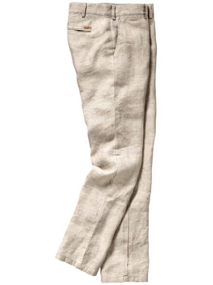 Herringbone Leinen-Anzughose sand Herringbone Leinen-Anzughose sand