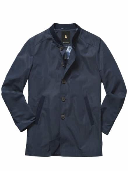 Schnittiger Car Coat polizeiblau