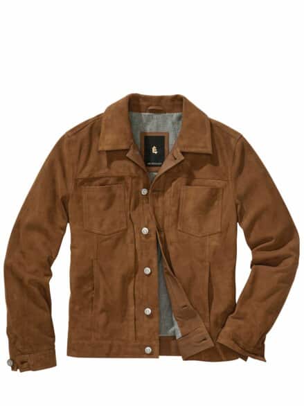 Schweden-Lederjacke cognac
