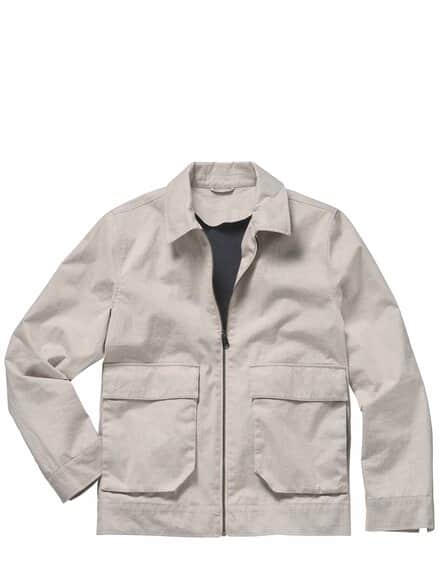 Leinenblouson Seglerstoff naturleinen