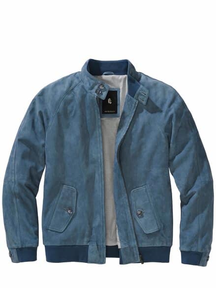 Lederblouson Costa Azzurra amalfiblau