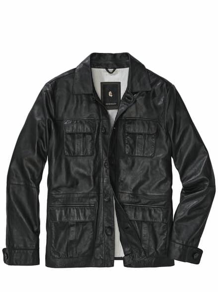 Lederjacket Eterna Notte nachtschwarz Lederjacket Eterna Notte nachtschwarz