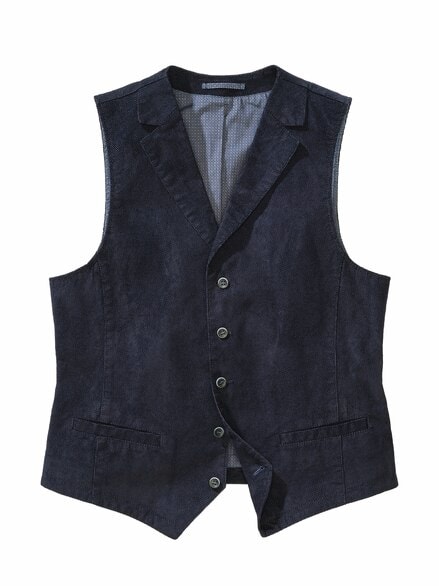 Wow-Weste indigo