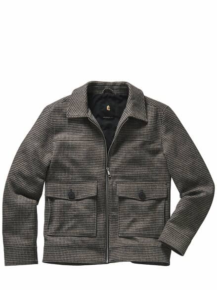 Vorausgehen-Blouson silberholz