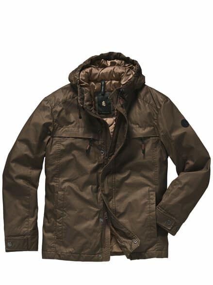 Dry-Wax-Outdoorjacke tabakblatt