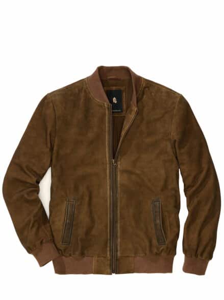 Goaß-Lederjacke antikbraun