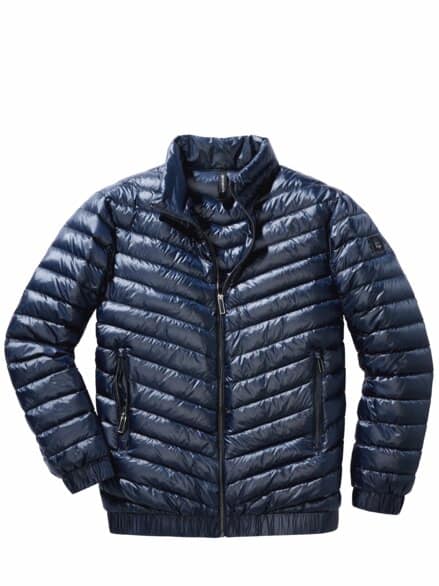 Durchblicker-Daunenjacke navy