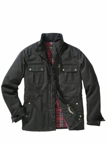 Gewachsene Jacke flaschengrün Gewachsene Jacke flaschengrün