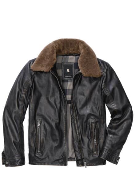 Lederjacke Aviator salmiak Lederjacke Aviator salmiak
