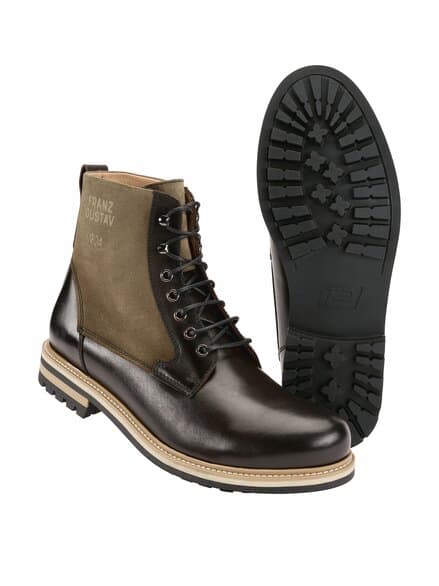 Landmannstiefel Leonhard mocca/naturleder