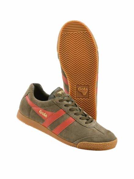 Sneaker Harrier khaki/orange