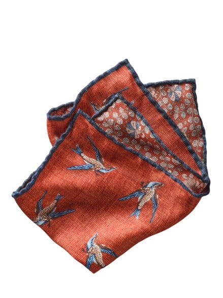 Überflieger-Einstecktuch kupfer