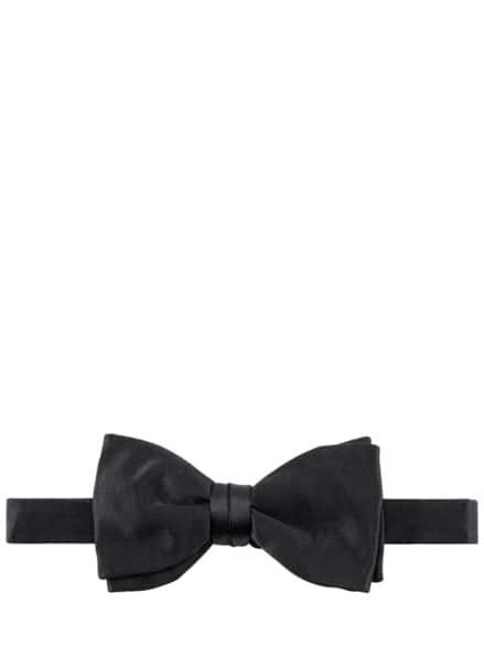 Satin-Schleife schwarz