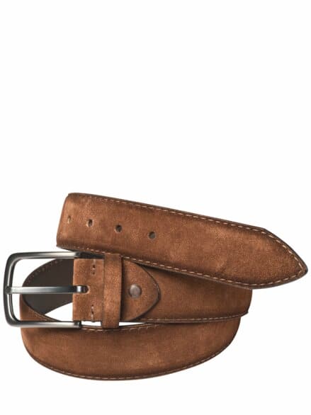Wilder Ledergürtel cognac