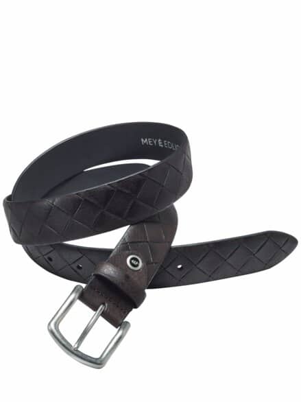 Kreuz-und-Quer-Gürtel sattbraun