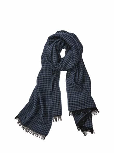 Cooler Waffle-Schal denimblau