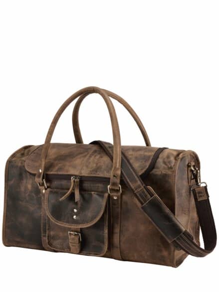 LEDERWERK Weekender lederbraun