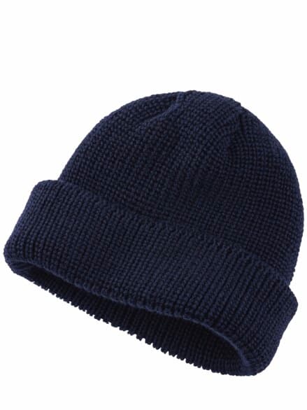 Dockarbeiter-Wollmütze navy