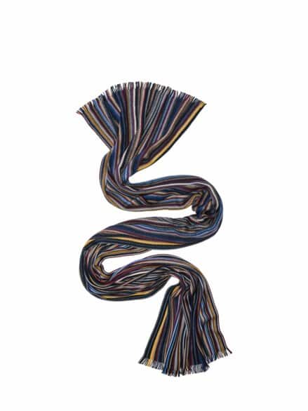 Farbrinnen-Raschelschal Streifen nachtfahrt