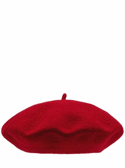 Damen-Baskenmütze purrot