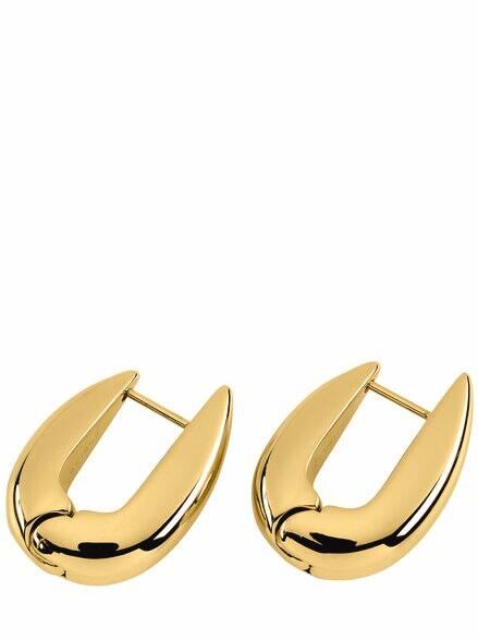 Crest-Ohrringe golden