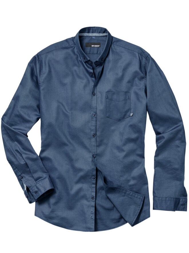 Blauschuss-Oxford-Hemd Blauschuss-Oxford-Hemd