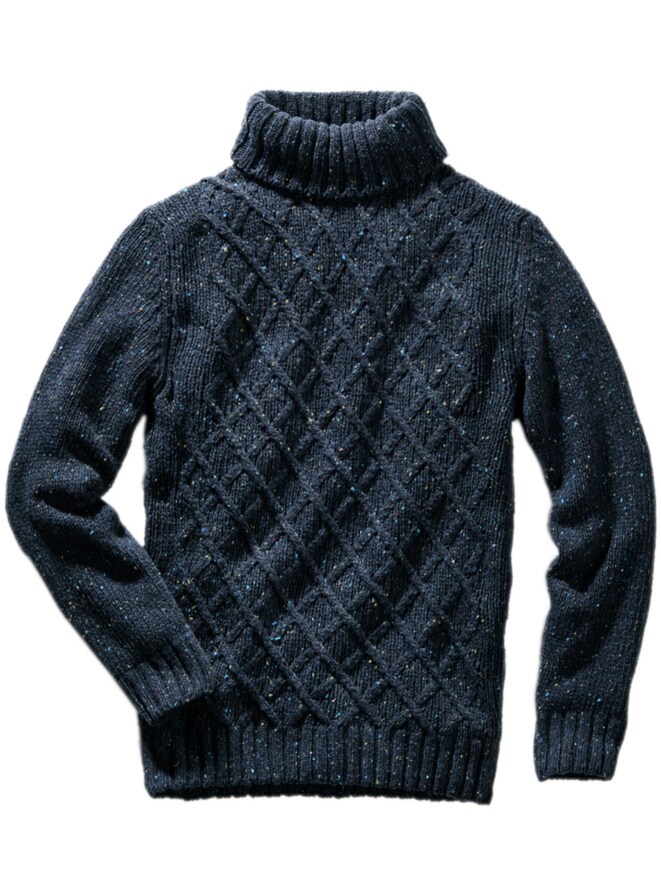 Fischernetz-Pullover Fischernetz-Pullover