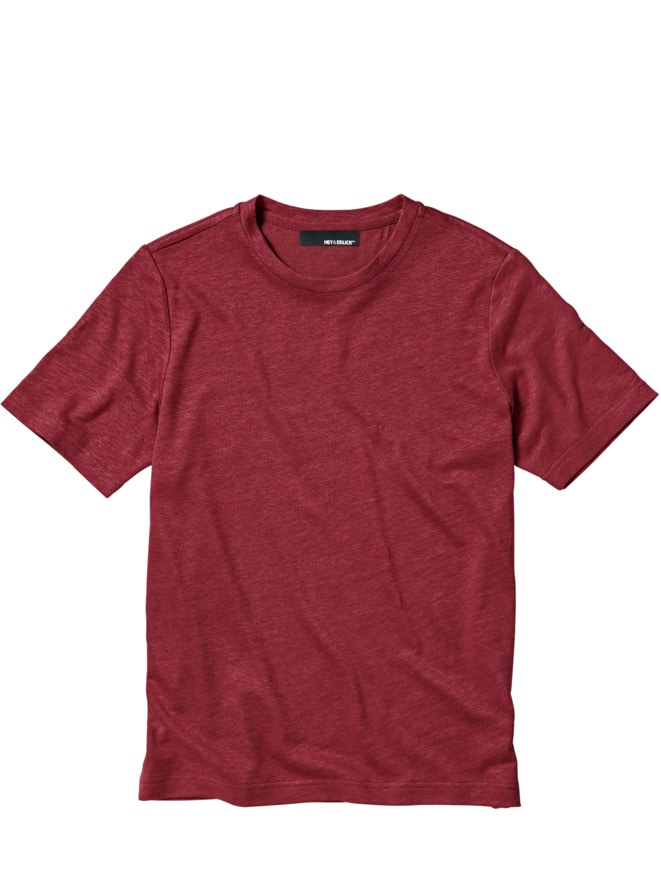 Leinen-Rundhalsshirt Leinen-Rundhalsshirt