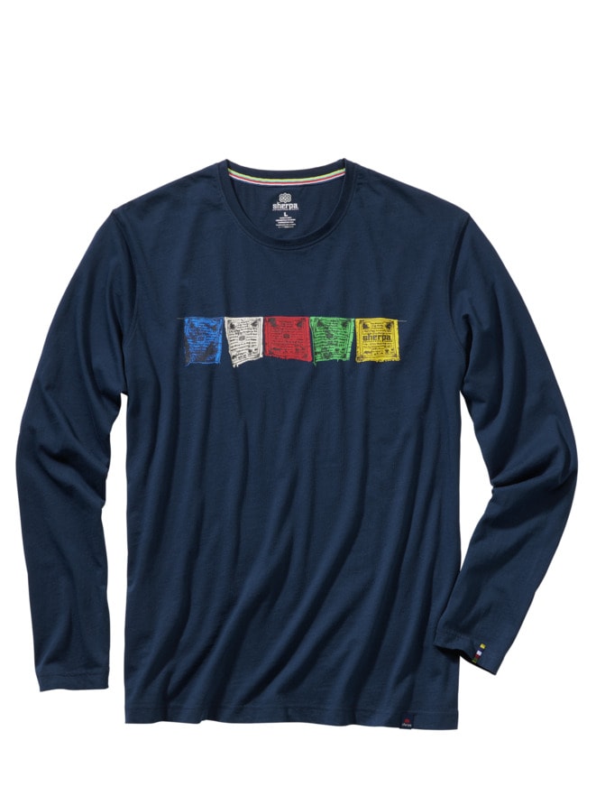 Gebetsfahnen-Shirt Gebetsfahnen-Shirt