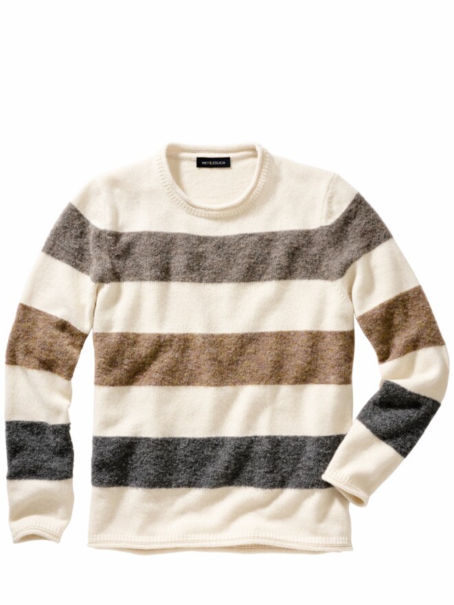 Blocksatz-Pullover