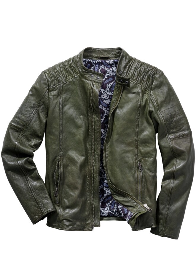 Regelbruch-Lederjacke Regelbruch-Lederjacke