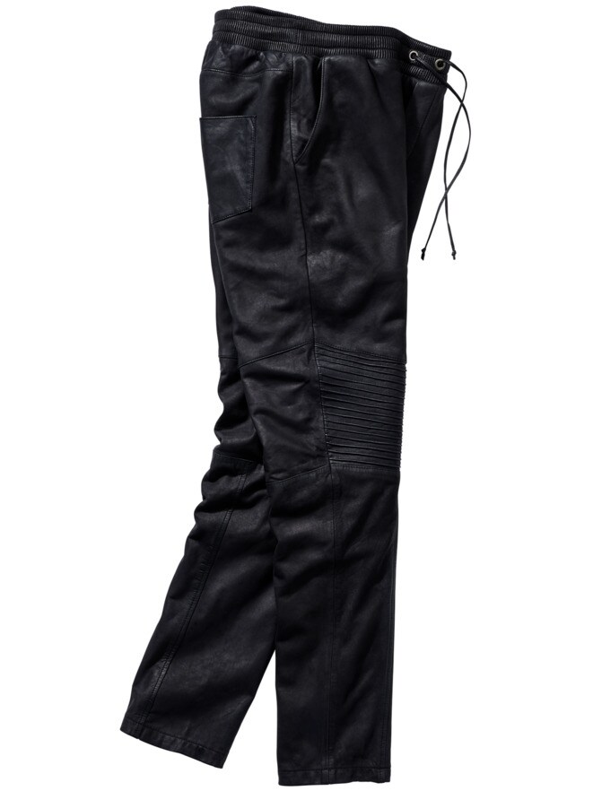 Leder-Joggpants Leder-Joggpants
